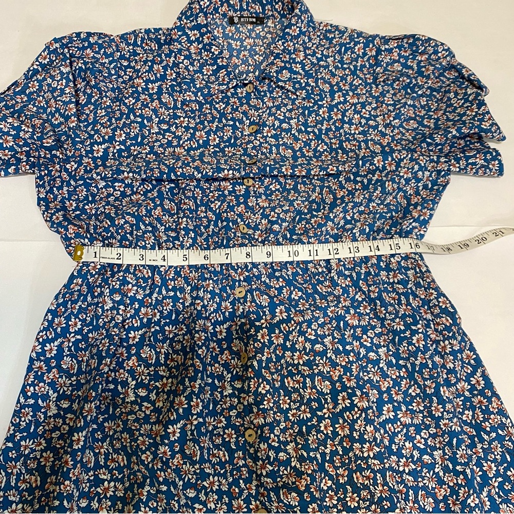 BTFBM Floral Button-Up Dress - Picture 7 of 9